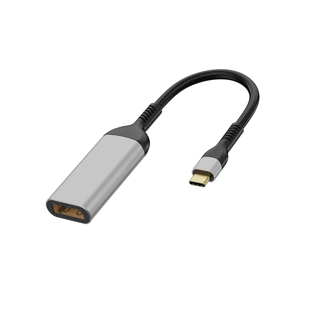 [RNZ-TA91911] Zore QG07 8K 60 Hz Görüntü Kalitesi Type-C to Display Port Dönüştürücü 15cm