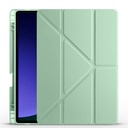 Samsung Galaxy Tab S9 FE Uyumlu Kılıf Zore Tri Folding Kalem Bölmeli Standlı Kılıf