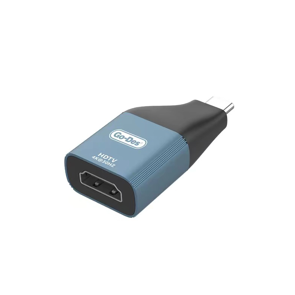 [RNZ-TA91915] Go Des GD-CT062 HDMI to Type-C Dönüştürücü OTG 4K@30Hz