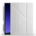 Samsung Galaxy Tab S9 FE Uyumlu Kılıf Zore Tri Folding Kalem Bölmeli Standlı Kılıf