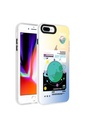 Apple iPhone 8 Uyumlu Kılıf Desenli Zore Dragon Sert Kapak