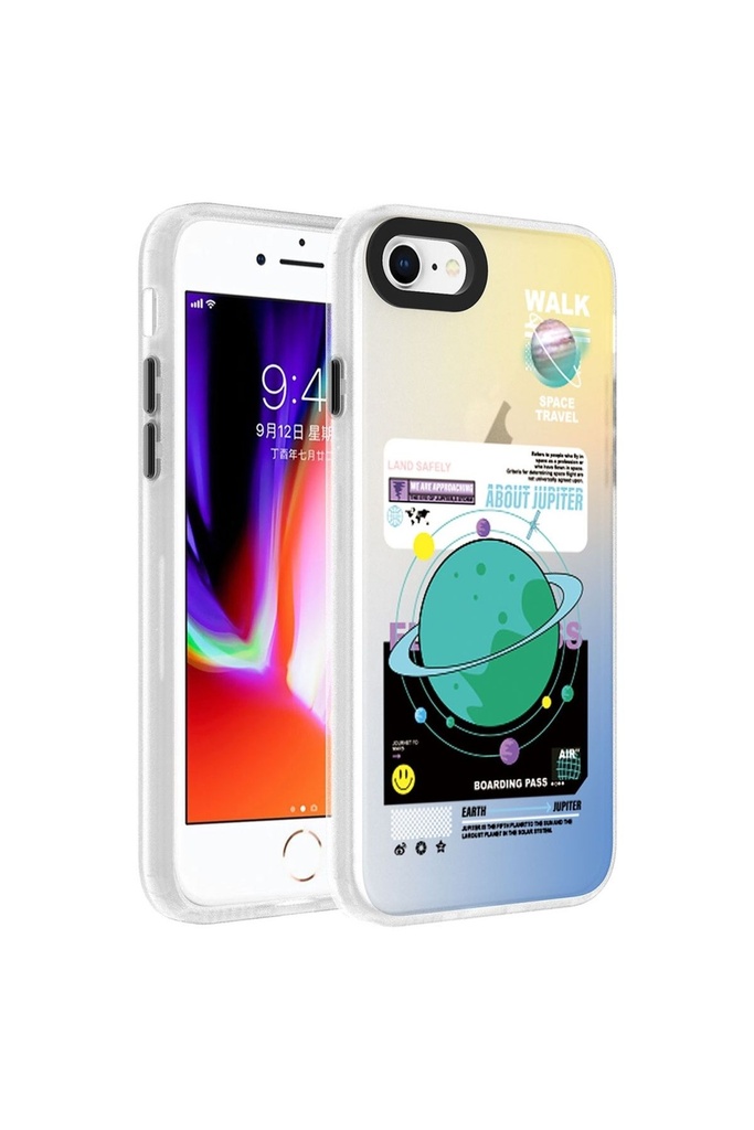 Apple iPhone 7 Plus Uyumlu Kılıf Desenli Zore Dragon Sert Kapak