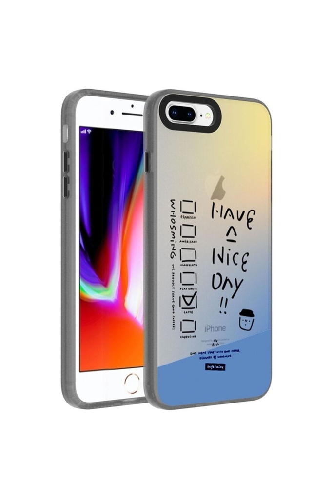 Apple iPhone 7 Plus Uyumlu Kılıf Desenli Zore Dragon Sert Kapak