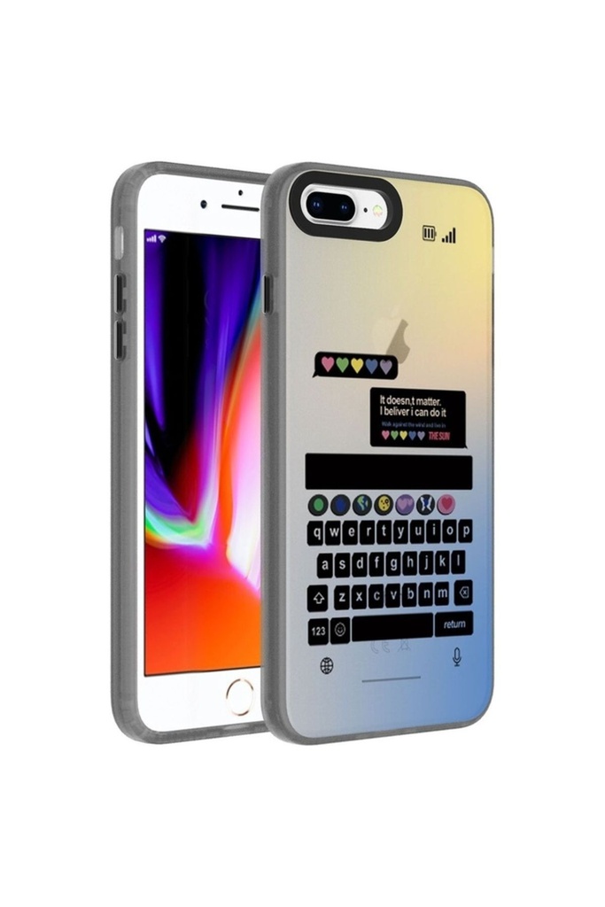 Apple iPhone 7 Plus Uyumlu Kılıf Desenli Zore Dragon Sert Kapak