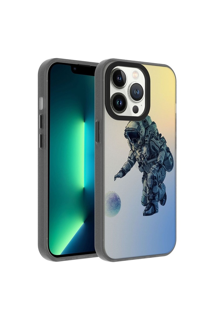 Apple iPhone 13 Pro Max Uyumlu Kılıf Desenli Zore Dragon Sert Kapak