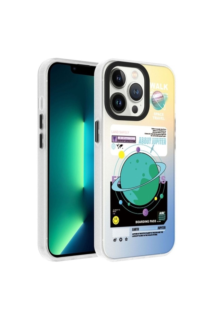 Apple iPhone 13 Pro Max Uyumlu Kılıf Desenli Zore Dragon Sert Kapak