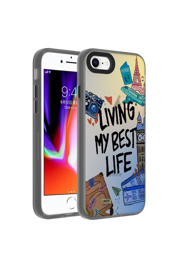[RNZ-TA92032] Apple iPhone 13 Pro Max Uyumlu Kılıf Desenli Zore Dragon Sert Kapak (Seyahat)