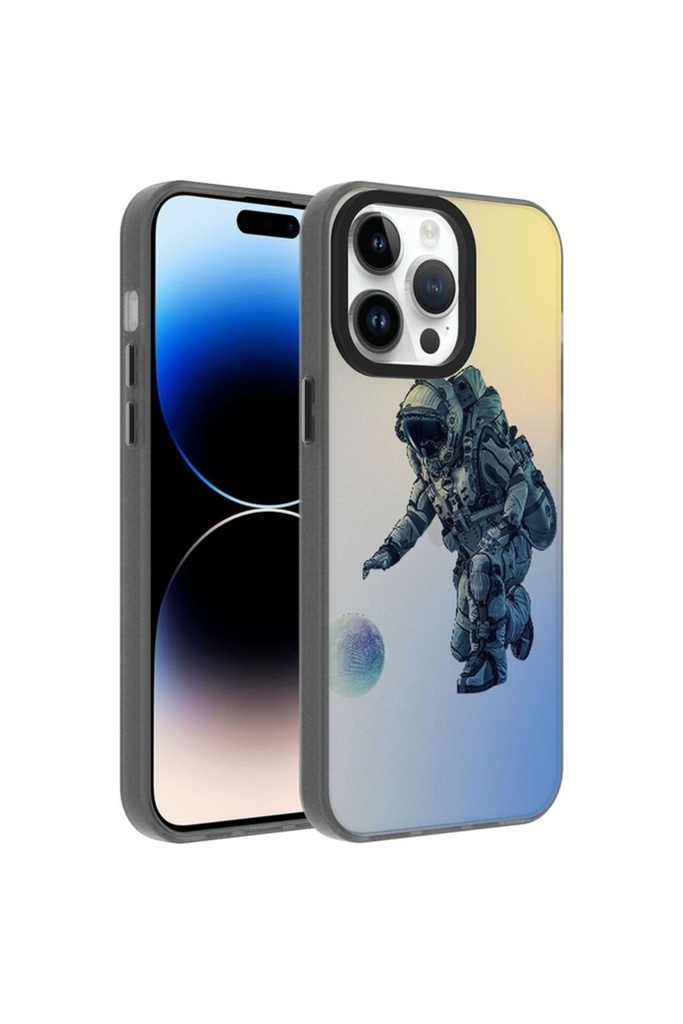 Apple iPhone 14 Pro Uyumlu Kılıf Desenli Zore Dragon Sert Kapak