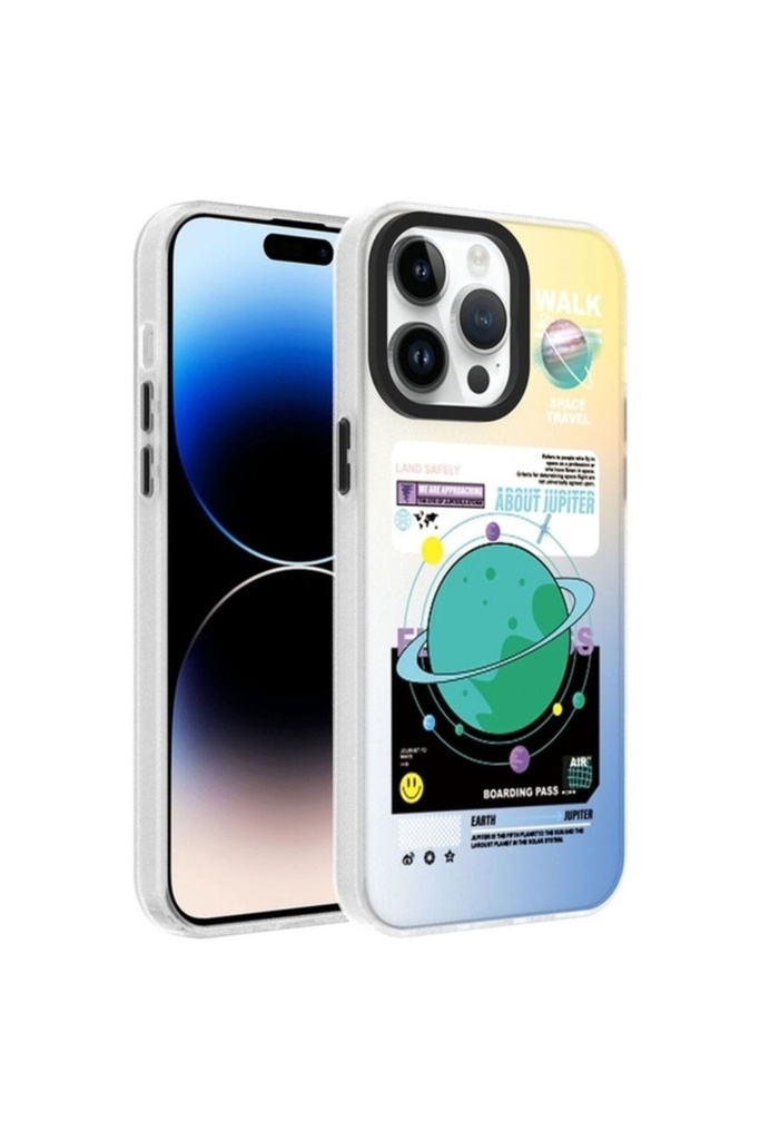 Apple iPhone 14 Pro Uyumlu Kılıf Desenli Zore Dragon Sert Kapak