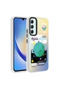 Samsung Galaxy A24 Uyumlu Kılıf Desenli Zore Dragon Sert Kapak