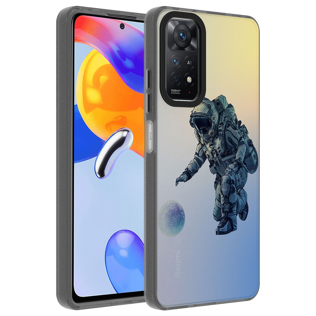 Xiaomi Redmi Note 11 Pro 5G Uyumlu Kılıf Desenli Zore Dragon Sert Kapak