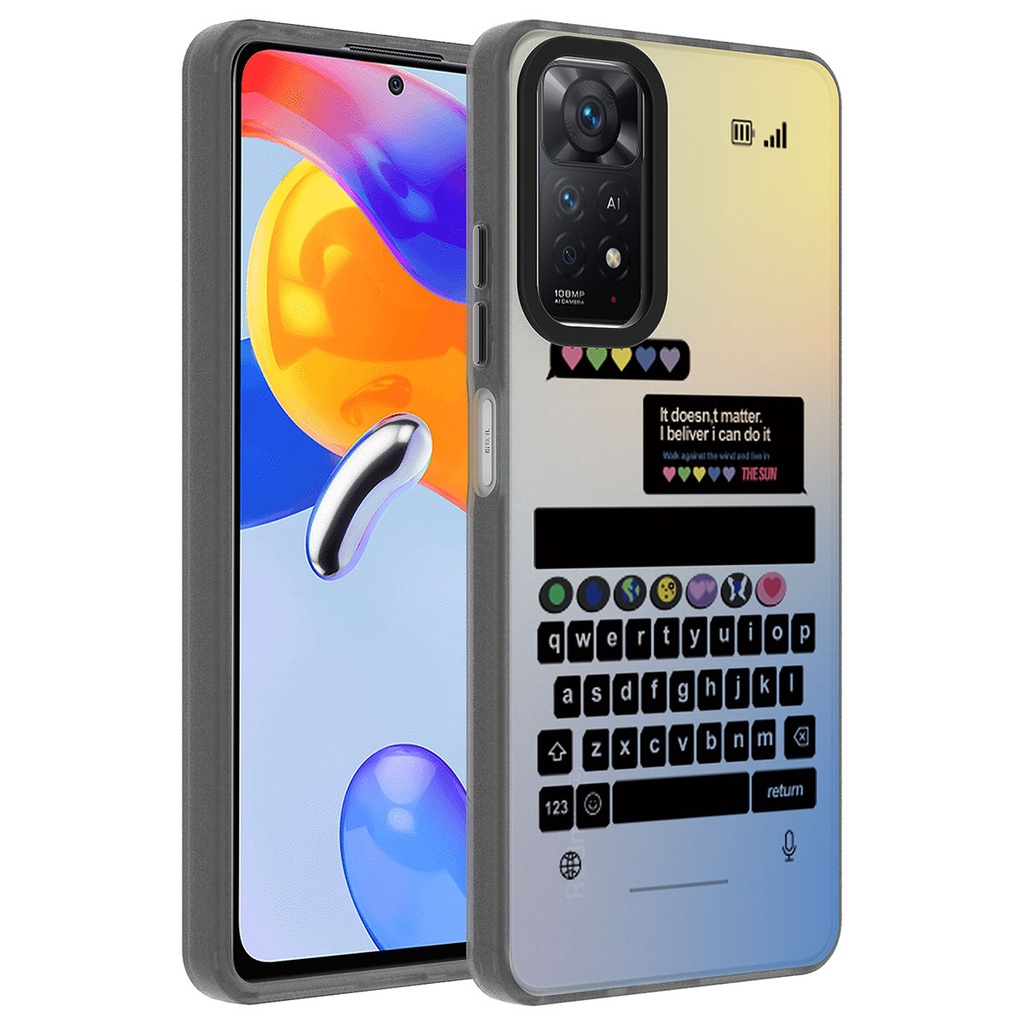 Xiaomi Redmi Note 11 Pro 5G Uyumlu Kılıf Desenli Zore Dragon Sert Kapak