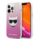 Apple iPhone 14 Pro Uyumlu Kılıf Karl Lagerfeld Sert TPU Choupette Dizayn Kapak