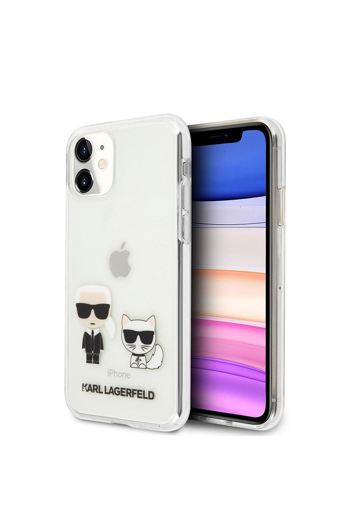 Apple iPhone 11 Uyumlu Kılıf Karl Lagerfeld Sert TPU K&C Dizayn Kapak