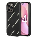 Apple iPhone 14 Pro Uyumlu Kılıf Karl Lagerfeld PU Suni Deri Logolu Dizayn Kapak