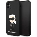 Apple iPhone 11 Uyumlu Kılıf Karl Lagerfeld Silikon Karl Dizayn Kapak