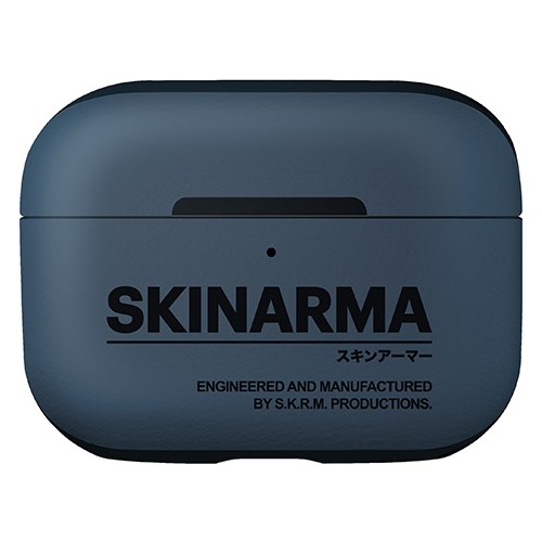[ZTA92576] Apple Airpods Pro 2 Uyumlu Kılıf SkinArma PU Deri Tasarım Spunk Kılıf (Mavi)