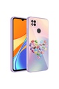 Xiaomi Redmi 9C Uyumlu Kılıf Kamera Korumalı Desenli Sert Silikon Zore Epoksi Kapak