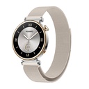 Huawei Watch GT 4 41mm Uyumlu 18mm Kordon Hasır Metal Mıknatıslı Örgü Zore KRD-01 Kayış