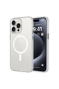 Apple iPhone 15 Pro Max Uyumlu Kılıf Mat Arka Yüzey Wireless Şarj Özellikli Zore Flet M-safe Kapak