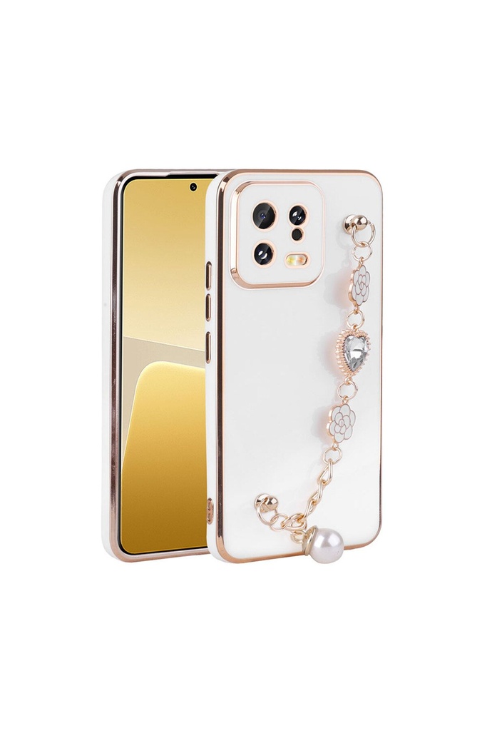 Xiaomi Mi 13 Uyumlu Kılıf El Tutamaçlı Kamera Korumalı Zore Taka Silikon Kapak
