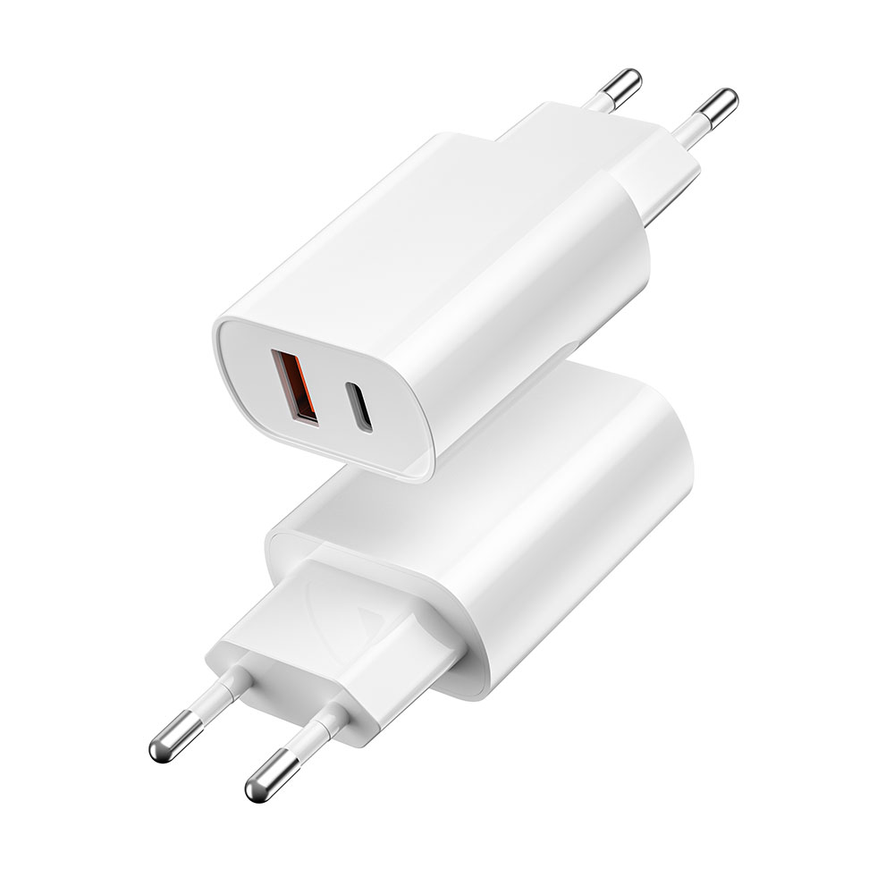 [RNZ-TA92927] Wiwu Wi-U002 Quick Type-C PD & USB-A QC Hızlı Şarj Başlığı 20W