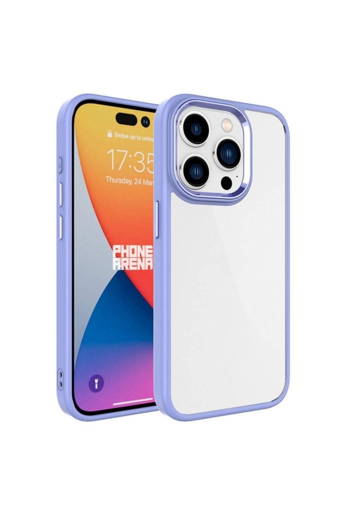 Apple iPhone 15 Pro Max Uyumlu Kılıf Zore Krom Kapak