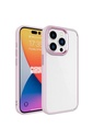Apple iPhone 15 Pro Max Uyumlu Kılıf Zore Krom Kapak