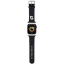 Apple Watch 38mm Uyumlu Karl Lagerfeld Orjinal Lisanslı İkonik Karl Head Logolu Silikon Kordon