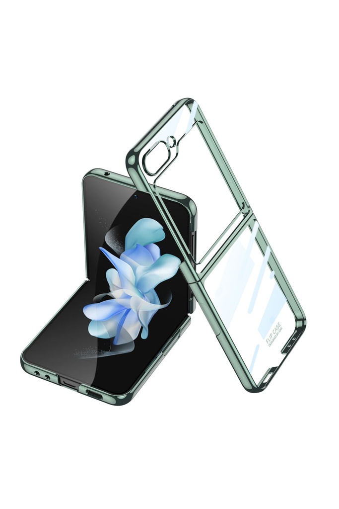 Samsung Galaxy Z Flip 5 Uyumlu Kılıf Zore Kıpta Lensli Kapak