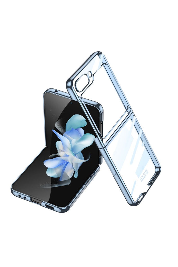Samsung Galaxy Z Flip 5 Uyumlu Kılıf Zore Kıpta Lensli Kapak