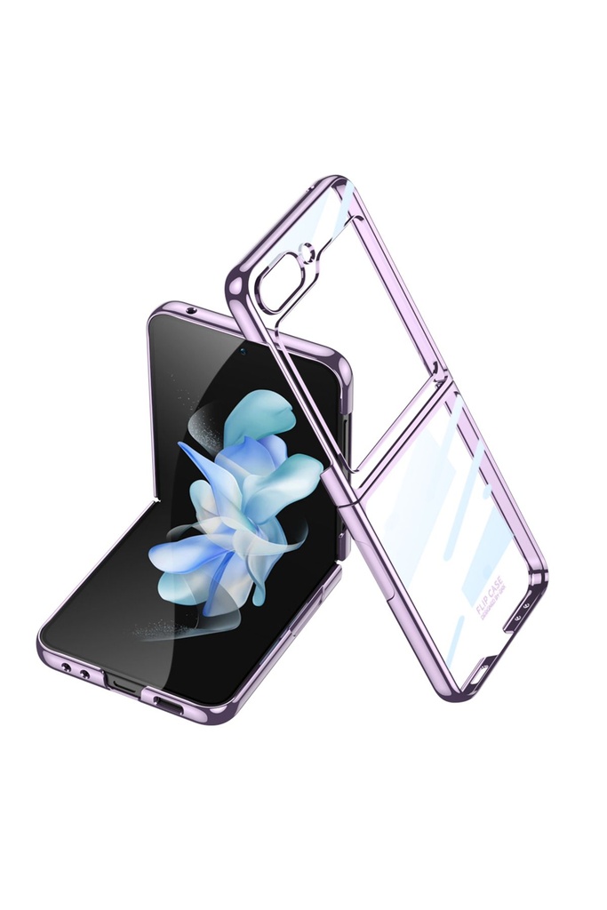Samsung Galaxy Z Flip 5 Uyumlu Kılıf Zore Kıpta Lensli Kapak
