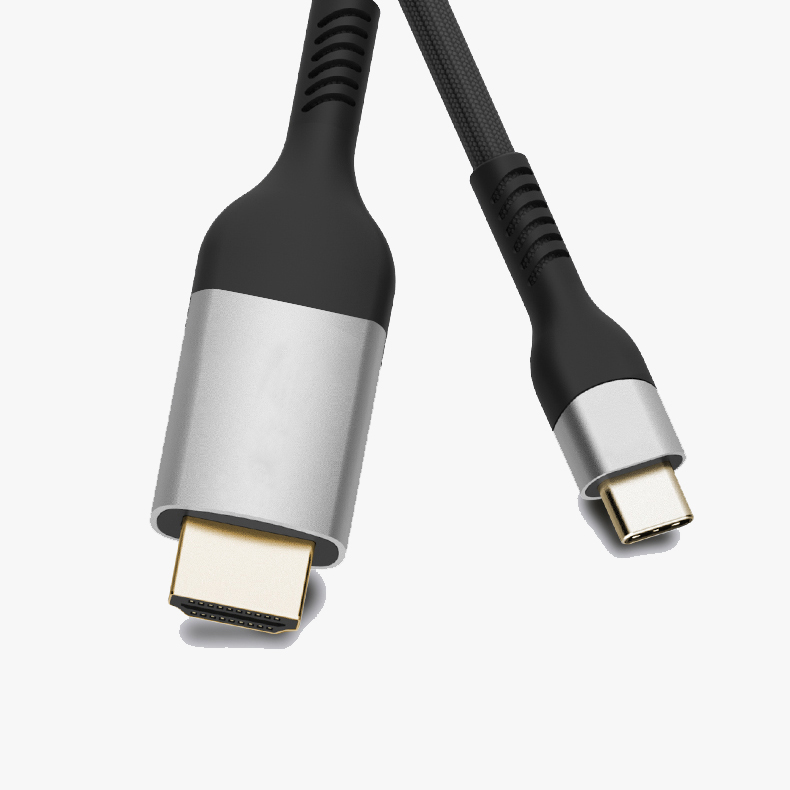[RNZ-TA92863] Zore QG06 8K 60 Hz Görüntü Kalitesi Type-C to HDMI Kablo 1.8M