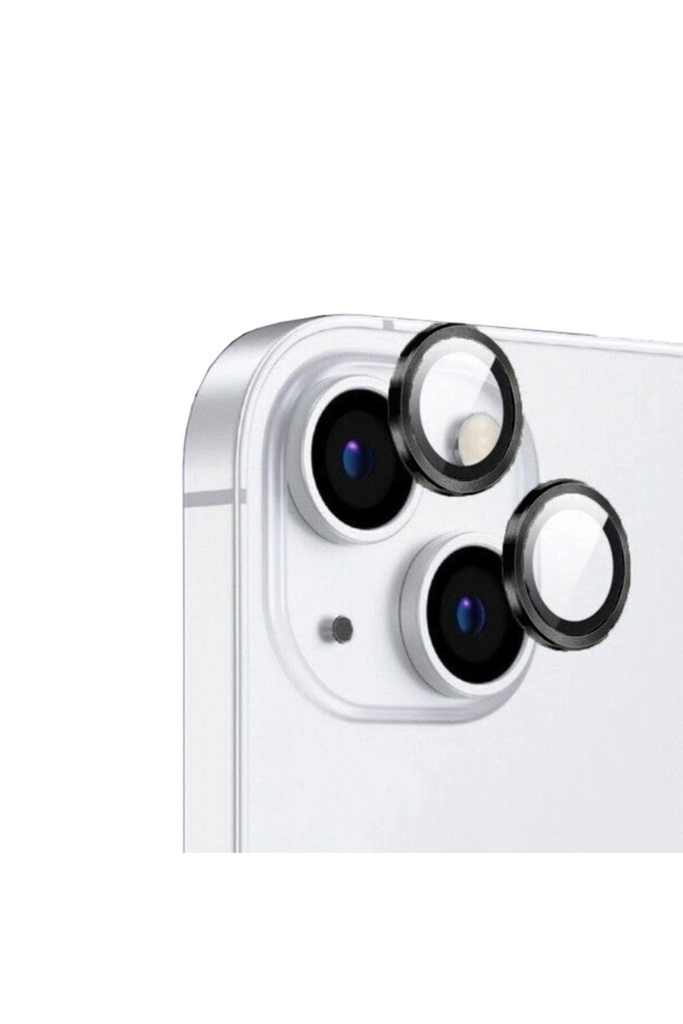 [RNZ-TA93572] Apple iPhone 15 Uyumlu Zore CL-12 Premium Safir Parmak İzi Bırakmayan Anti-Reflective Kamera Lens Koruyucu (Siyah)