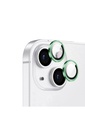 Apple iPhone 15 Uyumlu Zore CL-12 Premium Safir Parmak İzi Bırakmayan Anti-Reflective Kamera Lens Koruyucu