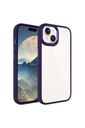 Apple iPhone 15 Uyumlu Kılıf Zore Krom Kapak