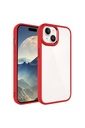Apple iPhone 15 Uyumlu Kılıf Zore Krom Kapak