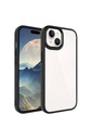 Apple iPhone 15 Uyumlu Kılıf Zore Krom Kapak