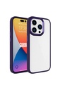 Apple iPhone 15 Pro Uyumlu Kılıf Zore Krom Kapak