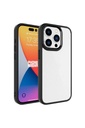 Apple iPhone 15 Pro Uyumlu Kılıf Zore Krom Kapak