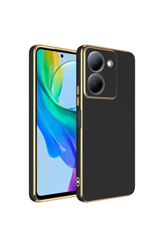 [RNZ-TA93154] Vivo Y36 4G Uyumlu Kılıf Zore Bark Kapak (Siyah)