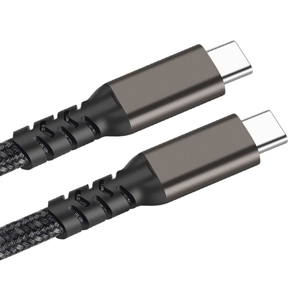 [RNZ-TA93488] Qgeem 2.Jenerasyon Type-C to Type-C USB3.2 PD Data Kablosu 100W 20Gbps 4K@60Hz 0.5 Metre
