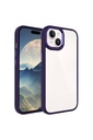 Apple iPhone 15 Plus Uyumlu Kılıf Zore Krom Kapak