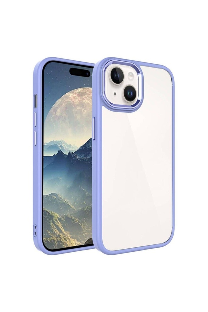 Apple iPhone 15 Plus Uyumlu Kılıf Zore Krom Kapak