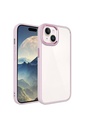 Apple iPhone 15 Plus Uyumlu Kılıf Zore Krom Kapak