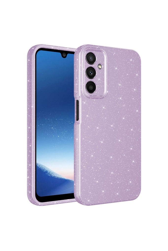 Samsung Galaxy A24 Uyumlu Kılıf Kamera Korumalı Simli Lüks Zore Koton Kapak