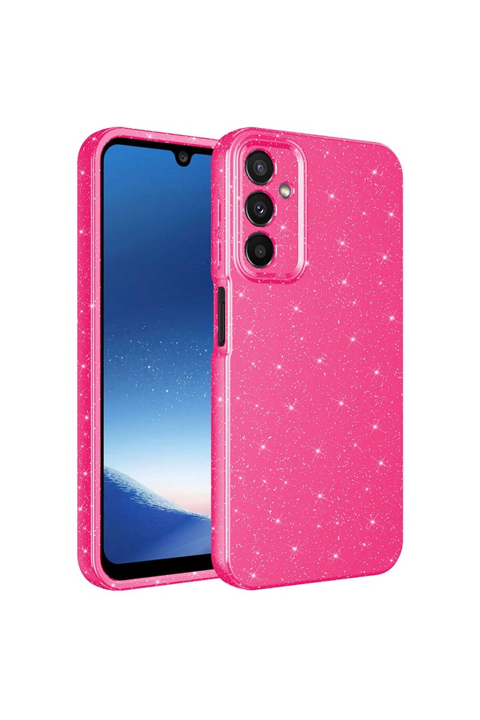 Samsung Galaxy A24 Uyumlu Kılıf Kamera Korumalı Simli Lüks Zore Koton Kapak