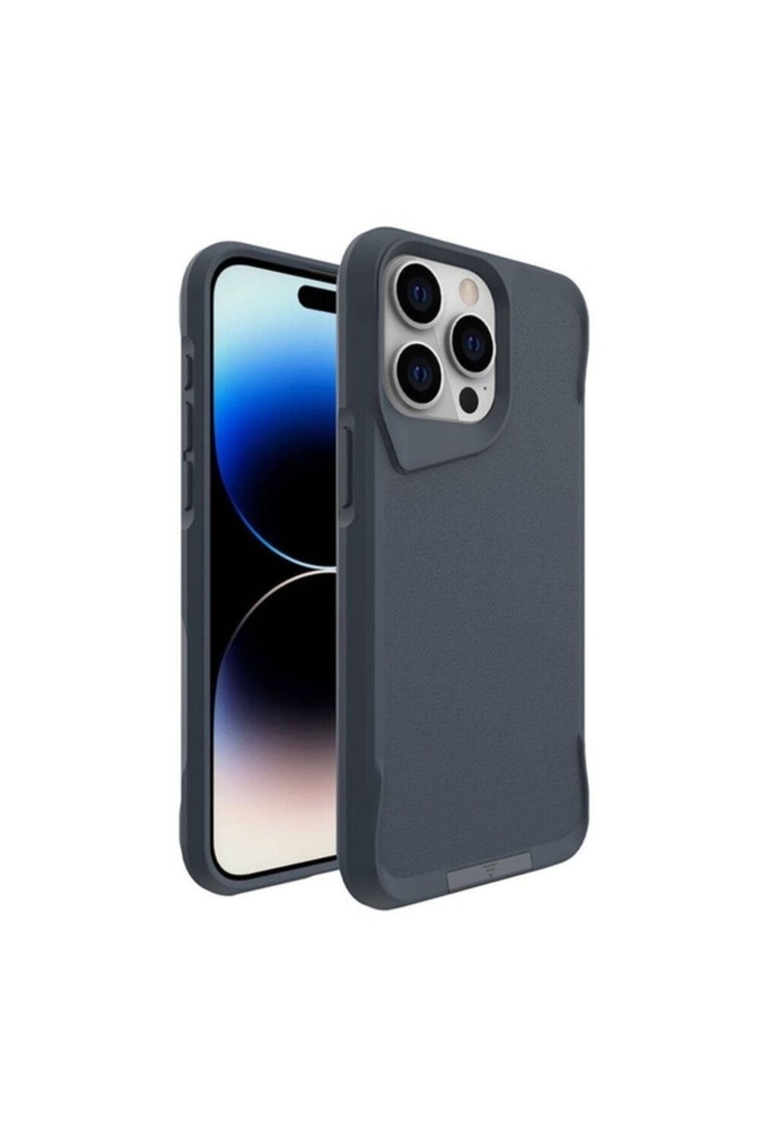 Apple iPhone 15 Pro Uyumlu Kılıf Zore Airbag Kenarlı T-Max Mat Standlı Kapak