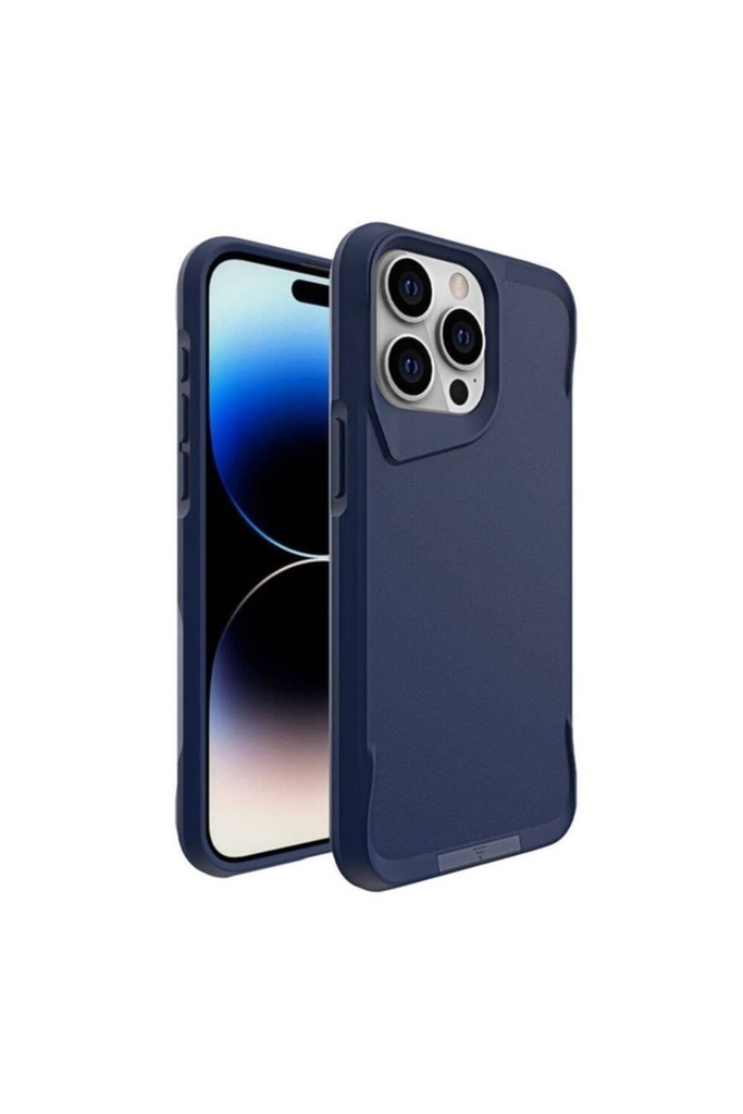 Apple iPhone 15 Pro Uyumlu Kılıf Zore Airbag Kenarlı T-Max Mat Standlı Kapak