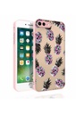 Apple iPhone 7 Plus Uyumlu Kılıf Desenli Kamera Korumalı Parlak Zore Nora Kapak